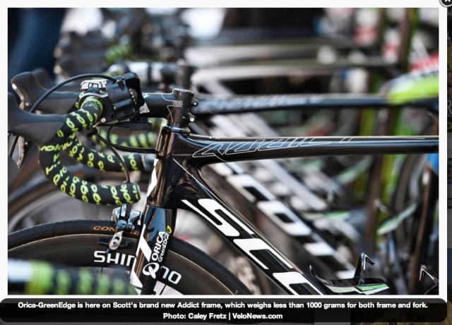 Orica-GreenEdge Scott Addict Bicycle Frame